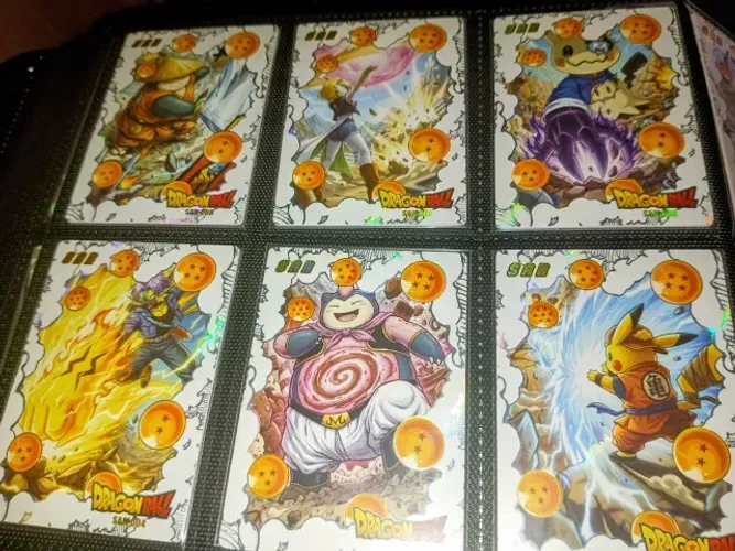10 Cartas Raridade SAR Dragon Ball Mengka 2 Coleção Chinesa Pokémon Exclusiva (Eif - Baby)