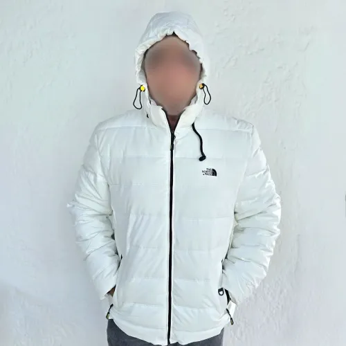 Jaqueta Masculina Puffer Branca The North Face Impermeável / Neve - Tam GG