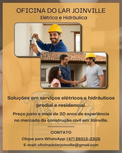Oficina do Lar Joinville - Elétrica e Hidráulica