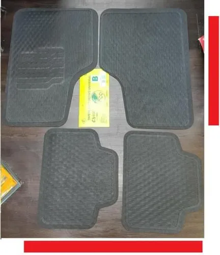 Jogo Tapete Automotivo Universal wave Promoção Preto 4 PCS jxnpe sfmkg