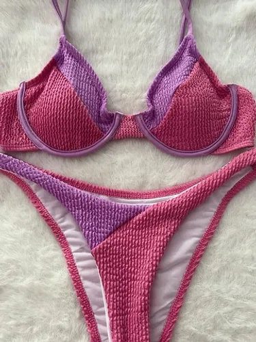 Biquíni Rosa Lilás 