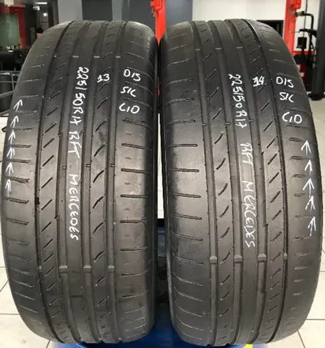 Kit 02 Pneus 225/50r17 Continental Sportcontact 5 Run flat(usado) 13/14