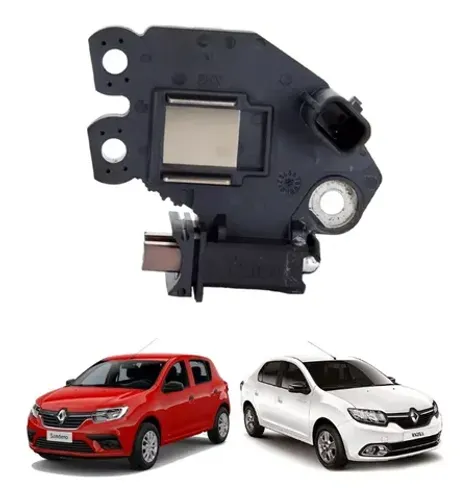 Regulador Voltagem Renault Logan / Sandero 1.0 2017/... Valeo 501438