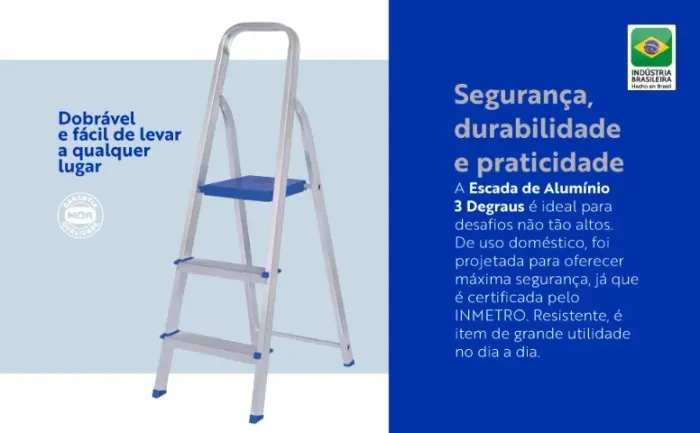 Nova Mini Escada-Banqueta Domestica