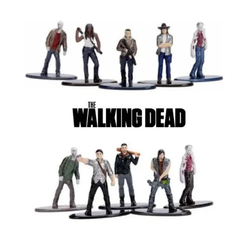 The Walking Dead - Nano Metalfigs - 9 miniaturas