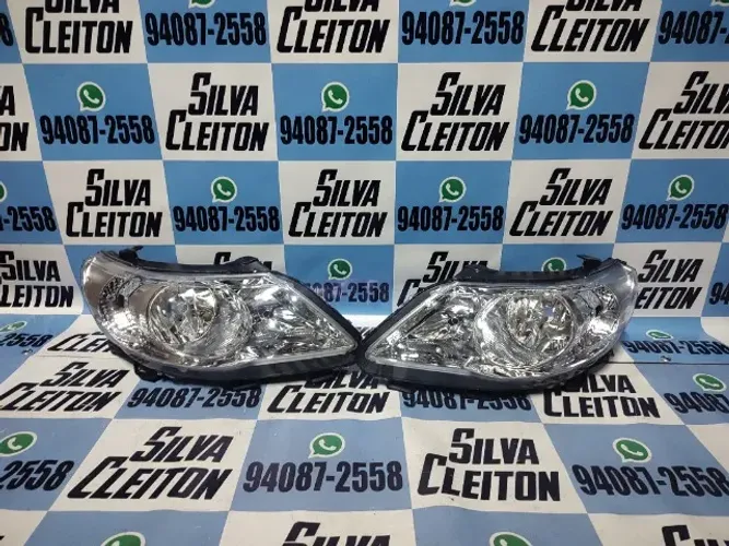 par farol saveiro 2009 ate 2013  cromado foco duplo novo importado G5