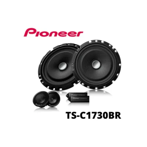 Alto Falante Pioneer Kit 2 Vias Ts-c1730br 120w Rms