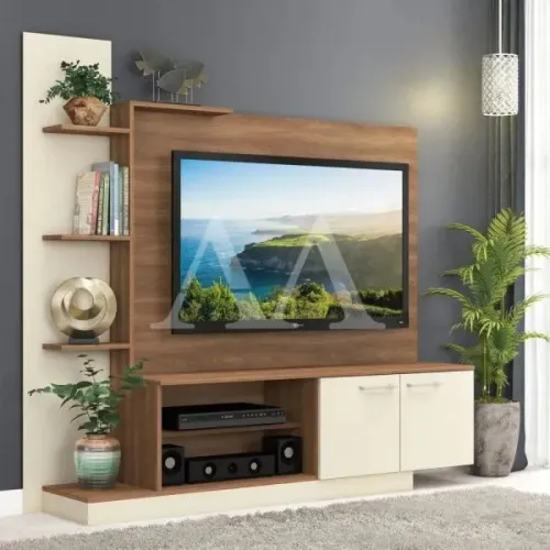 O Home Havana  da Fellicci vai deixar sua sala mais charmosa. Este produto suporta uma Tv 