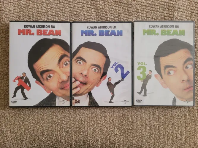 DVDs Mr. Bean - Volumes 1, 2 e 3