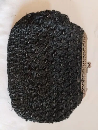 Bolsa tipo Clouch década 50 preta