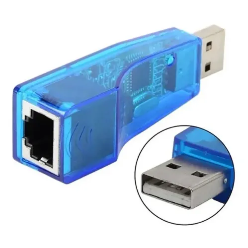 Adaptador Usb 2.0 P/ Rede Rj45 Chipset Realtek 10/100mbps