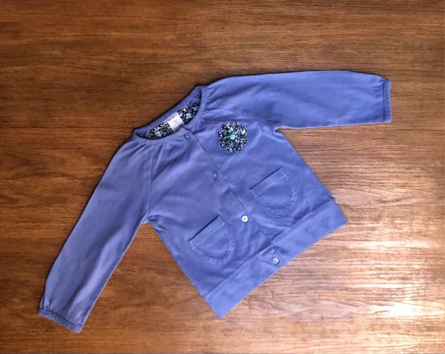 Casaco cardigan carters 12 meses bebê menina