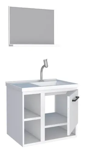 Kit Conjunto Para Banheiro Lith em Aço! Frete + Montagem Grátis