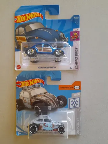2 HOT WHEELS VOLKSWAGEN BEETLE