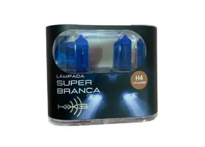 Lâmpada super branca h4 12v 60/55w kx3 maior visão de alcance