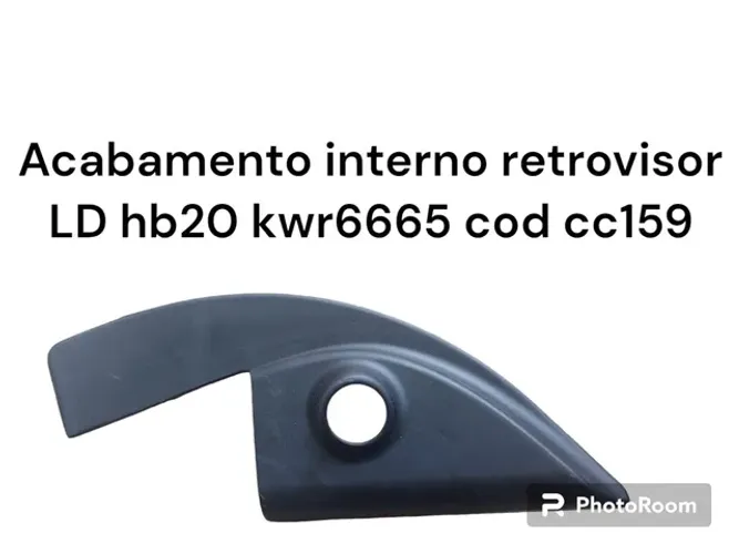 Acabamento interno retrovisor direito hb20 