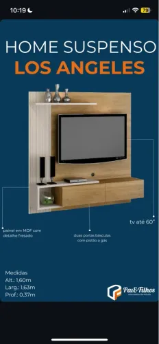 Home suspenso P/tv até 60 polegadas 