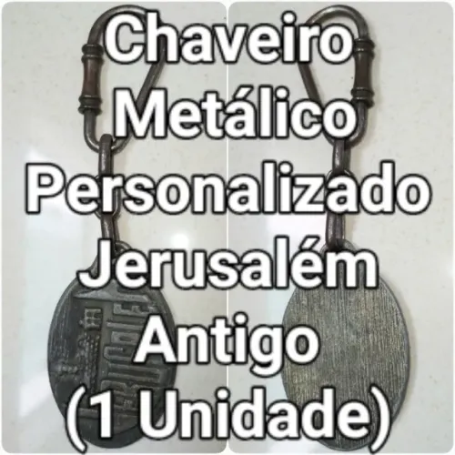Chaveiro Colecionável Metálico Jerusalém Antigo