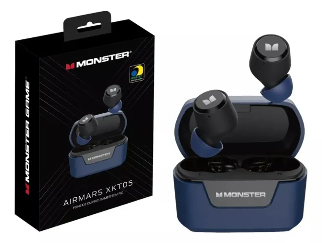 Fone de Ouvido Monster AirMars XKT05 - Gamer sem Fio
