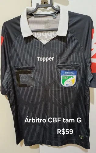 Camisa arbitragem CBF Topper tam M