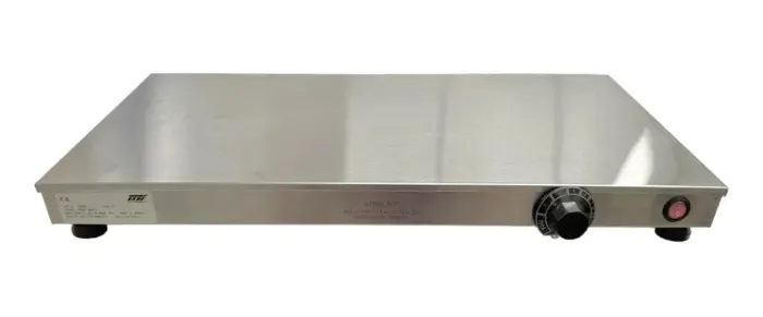 Pista Quente Mesa Aquecida Térmica Em Inox Semi Profissional 60x32