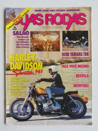Revista Duas Rodas - Harley 883 Sportster, Yamaha TDR