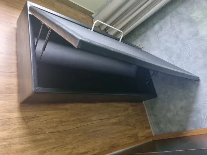 Box baú solteiro NOVO DE FÁBRICA, 100% BLINDADO com de mdf nas laterais. À partir de:
