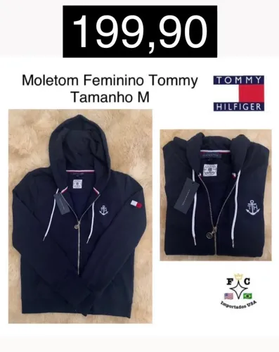 Moletom Feminino Tommy Hilfiger Tamanho M