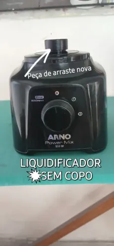 Liquidificador Arno Power Mix 550W - Sem Copo
