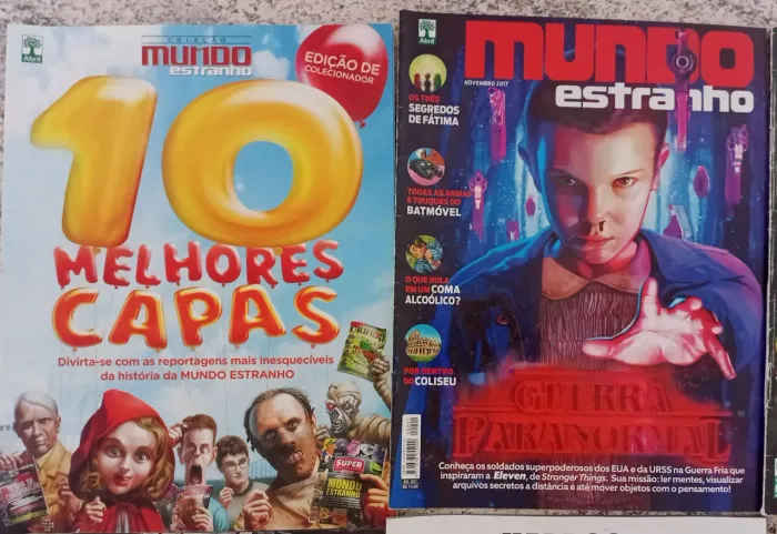03 Revistas Mundo Estranho (Ed. 167, junho 2015, Ed. 201, novembro 2017), Edição Especial