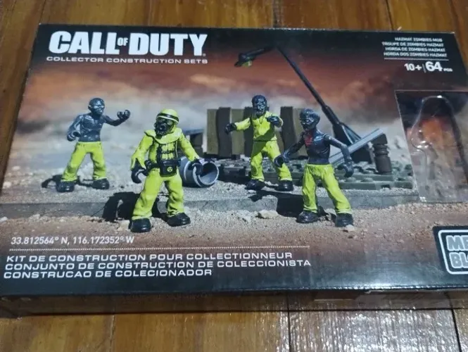 Mega bloks Call of Duty Horda de Zumbis Hazmat 
