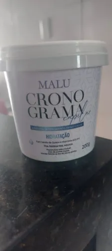 Máscara de hidratação.