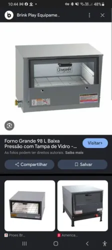 Forno Itajobi a gás
