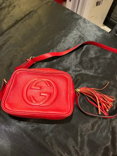bolsa soho gucci vermelha