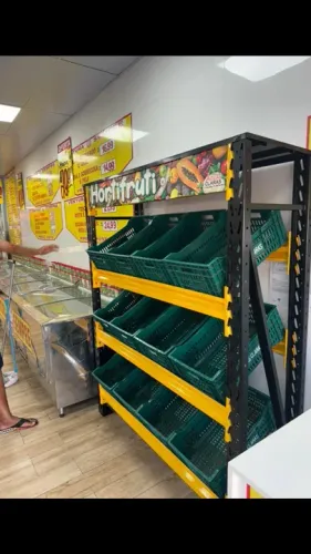 EXPOSITOR DE FRUTAS E VERDURAS 12 CAIXAS VERDUREIRO * IMEDIATOS *