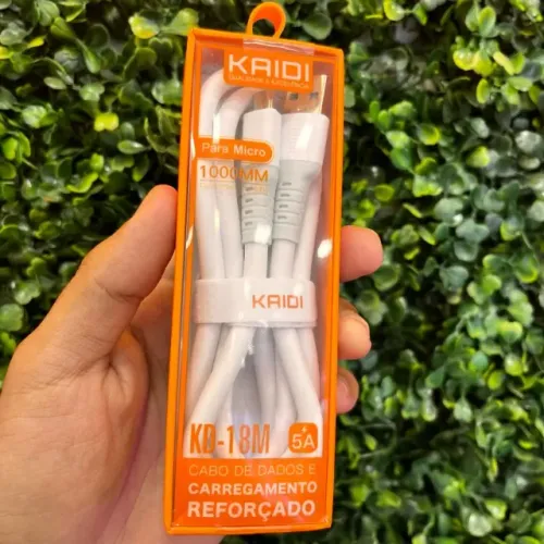 Cabo de carregamento e dados Kaidi reforçado 1 m