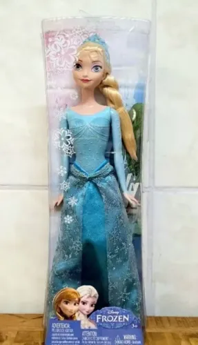 Boneca Elsa Disney Frozen Brilhantes - Original (Lacrada)
