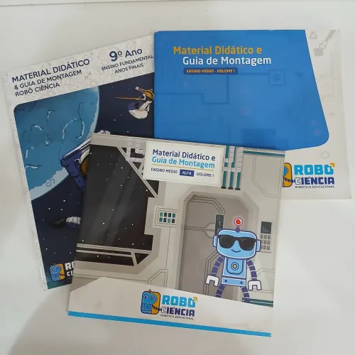 Material Didático e Guia de Montagem Robô Ciência - Ensino Fundamental e Médio