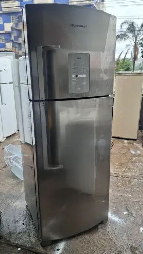 GELADEIRA BRASTEMP INOX FROST FREE SEMI-NOVA