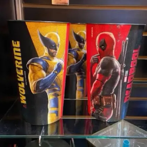 Copo ecológico Deadpool e Wolverine 550 ML