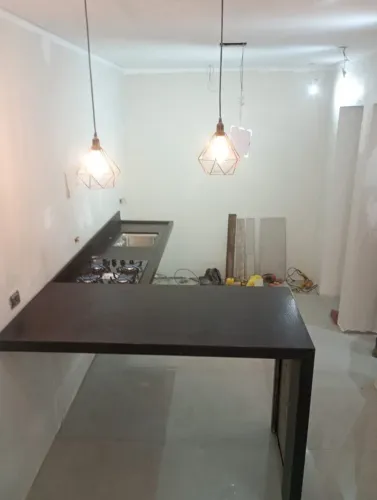 Cozinha Planejada - Granito preto são gabriel escovado