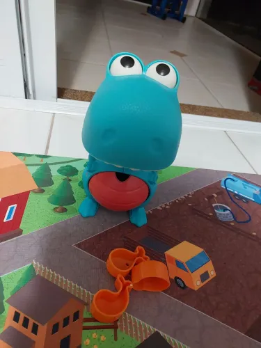 Dinossauro Dino Papa Tudo, Brinquedo Didático - Elka