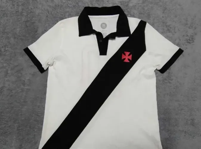 Camisa Oficial Vasco Penalty Raízes Infantil, #10, tamanho 10 anos (42x55cm).