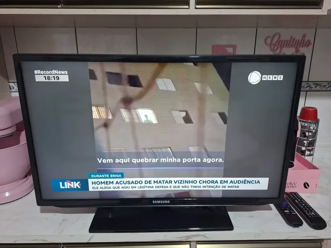 Tv Samsung 32 polegadas led full hd Jundiaí SP interior 