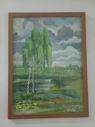 Obra de arte "Croata", de 1947. Pintura.