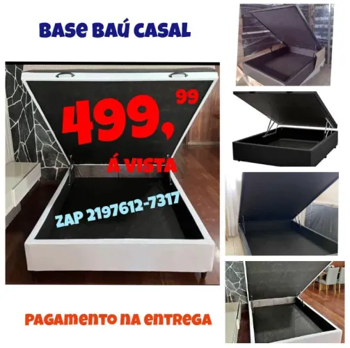 Base Baú Casal - R$499,99 à vista(Pague na entrega)