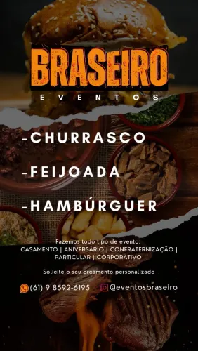Eventos Braseiro: Churrasco, Feijoada e Hambúrguer