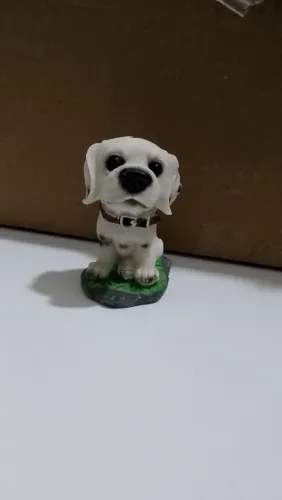 Mini escultura Dálmata 6cm decoração