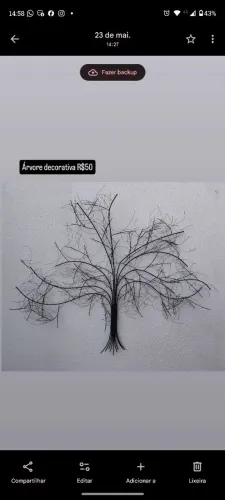 Árvore decorativa