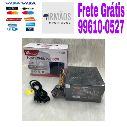 Fonte para Pc 500w Ketchup LS-3309